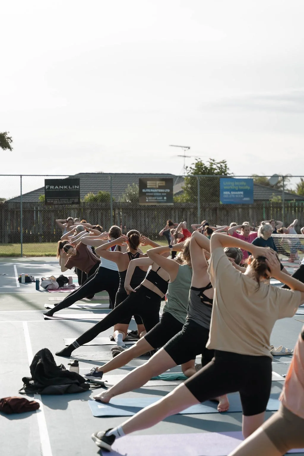 Pilates on the Courts