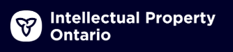 Logo for Intellectual Property Ontario featuring a stylized owl icon.