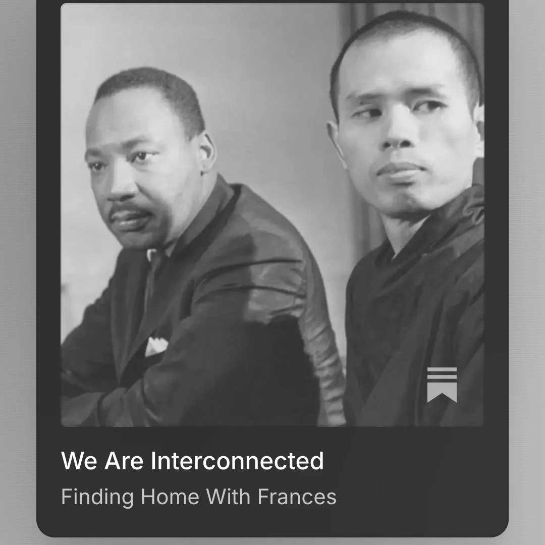 On this MLK Day, I&rsquo;m holding the shared vision of Dr. King and Thich Nhat Hanh.

When injustice and suffering feel overwhelming, compassion becomes a choice we make again and again.

This is how the Beloved Community is built. 

Link to the art