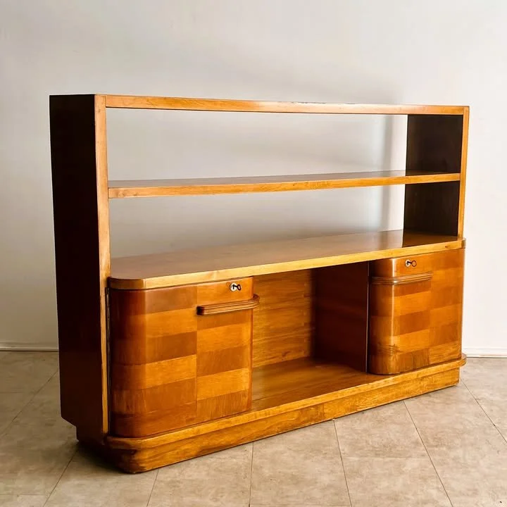 Étagère in legno curvato attribuita a Osvaldo Borsani, anni '50 – foto 1