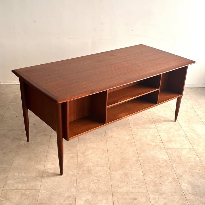 Scrivania direzionale in teak di Arne Vodder per HP Hansen, anni '60 – foto 2