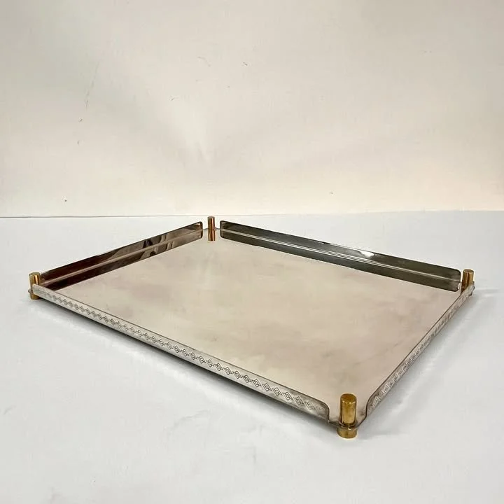 Vassoio in argento di Ettore Sottsass per Cleto Munari, anni '90 – foto 1