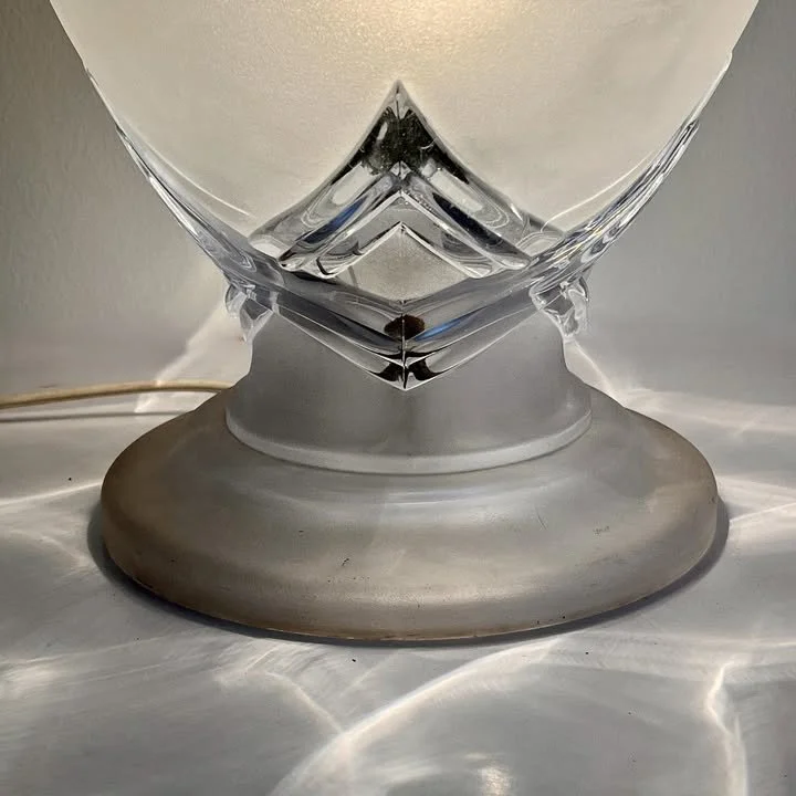 Lampada da tavolo in vetro di Murano di Tommaso Barbi, anni '70 – foto 2