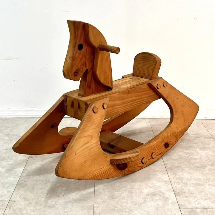 Cavallo a dondolo in legno, Italia, anni '70 – foto 3