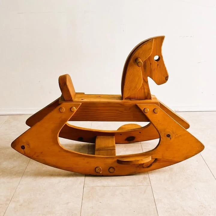 Cavallo a dondolo in legno, Italia, anni '70 – foto 2