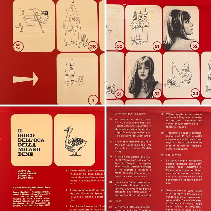 "Il Gioco dell'Oca della Milano bene" di Renzo Barbieri, anni '60 – foto 2