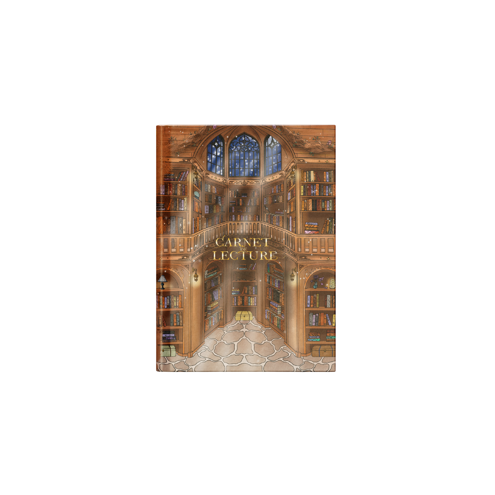 Carnet de lecture "La bibliothèque enchantée" Ordalium