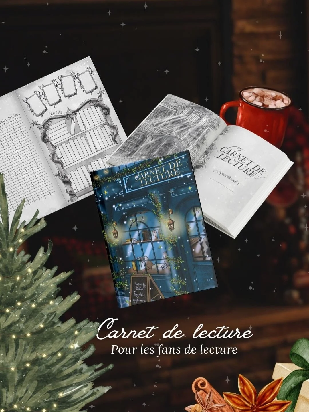 🎄 Un No&euml;l avec Ordalium &Eacute;dition ✨
Pour les lecteurs organis&eacute;s&hellip; ou ceux qui aimeraient bien l&rsquo;&ecirc;tre 👀📖
Voici le cadeau qui rend tous les autres livres encore meilleurs 🎁

Un carnet de lecture illustr&eacute;, l