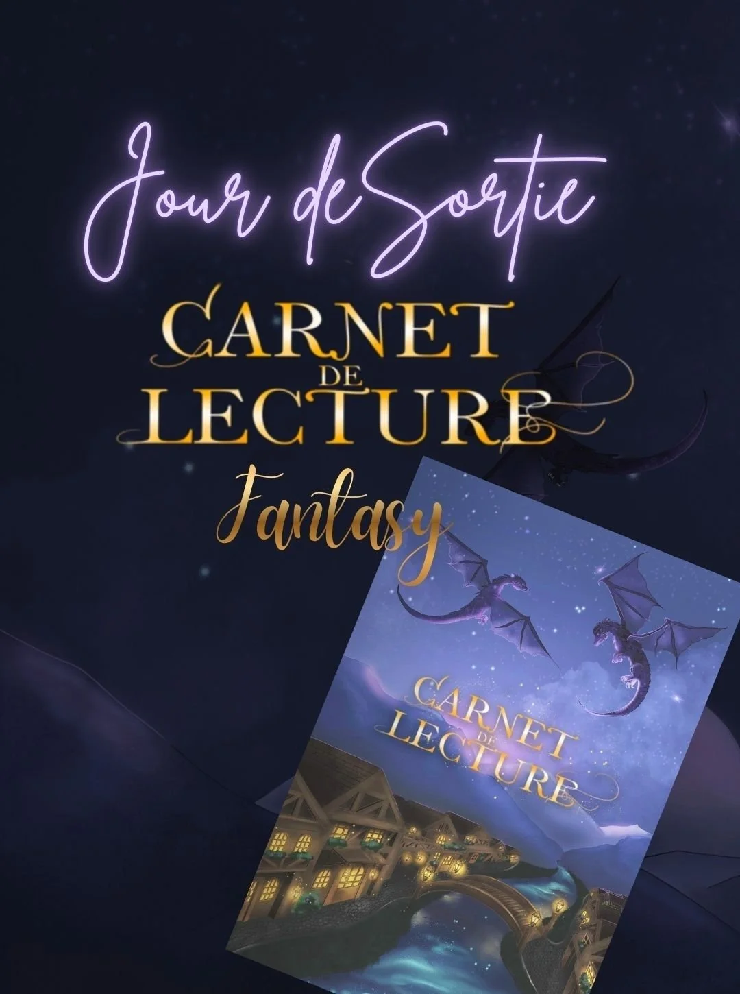 📣 Nouveauté : Découvrez la nouvelle couverture Fantasy du carnet de lecture Ordalium 📖✍🏼