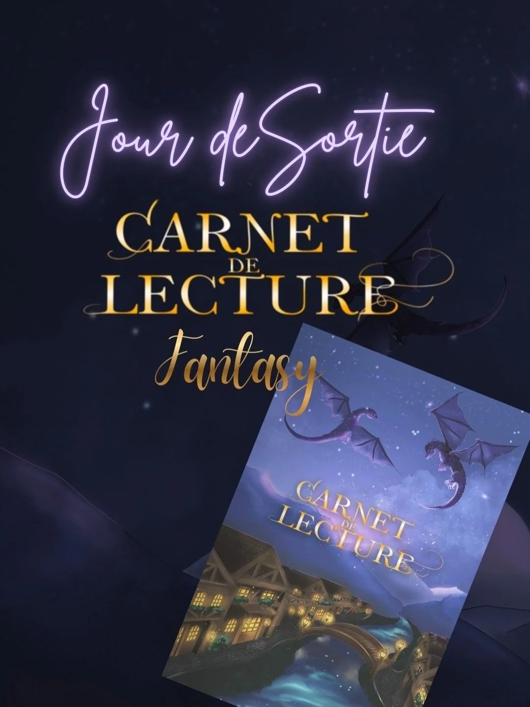 ✨ Elle est l&agrave;&hellip; notre nouvelle couverture sp&eacute;ciale fantasy ✨
Notre carnet de lecture revient aujourd&rsquo;hui dans une &eacute;dition pens&eacute;e pour les amoureux d&rsquo;imaginaires, de qu&ecirc;tes &eacute;piques et de sagas