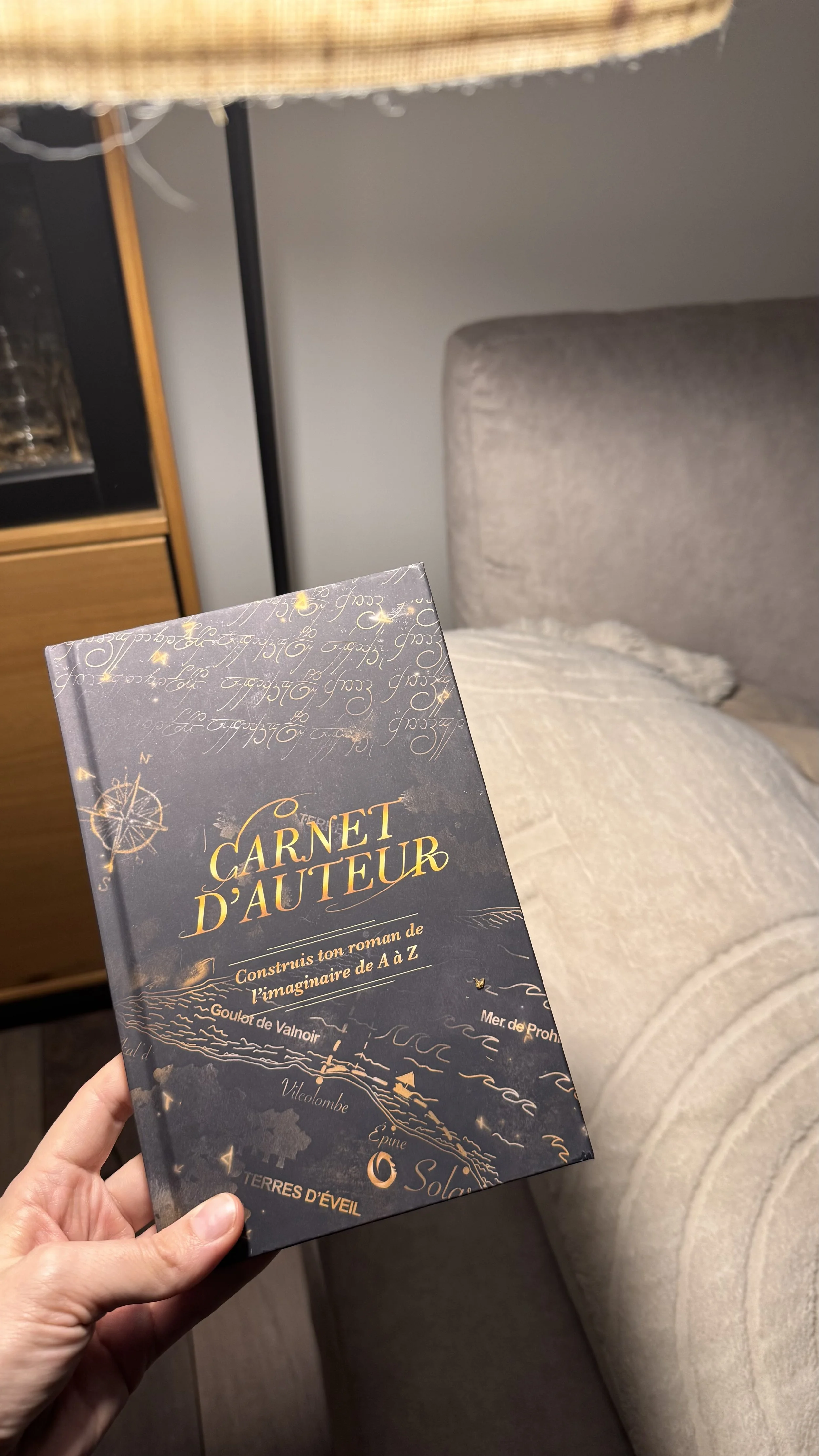 Couverture du carnet d'auteur