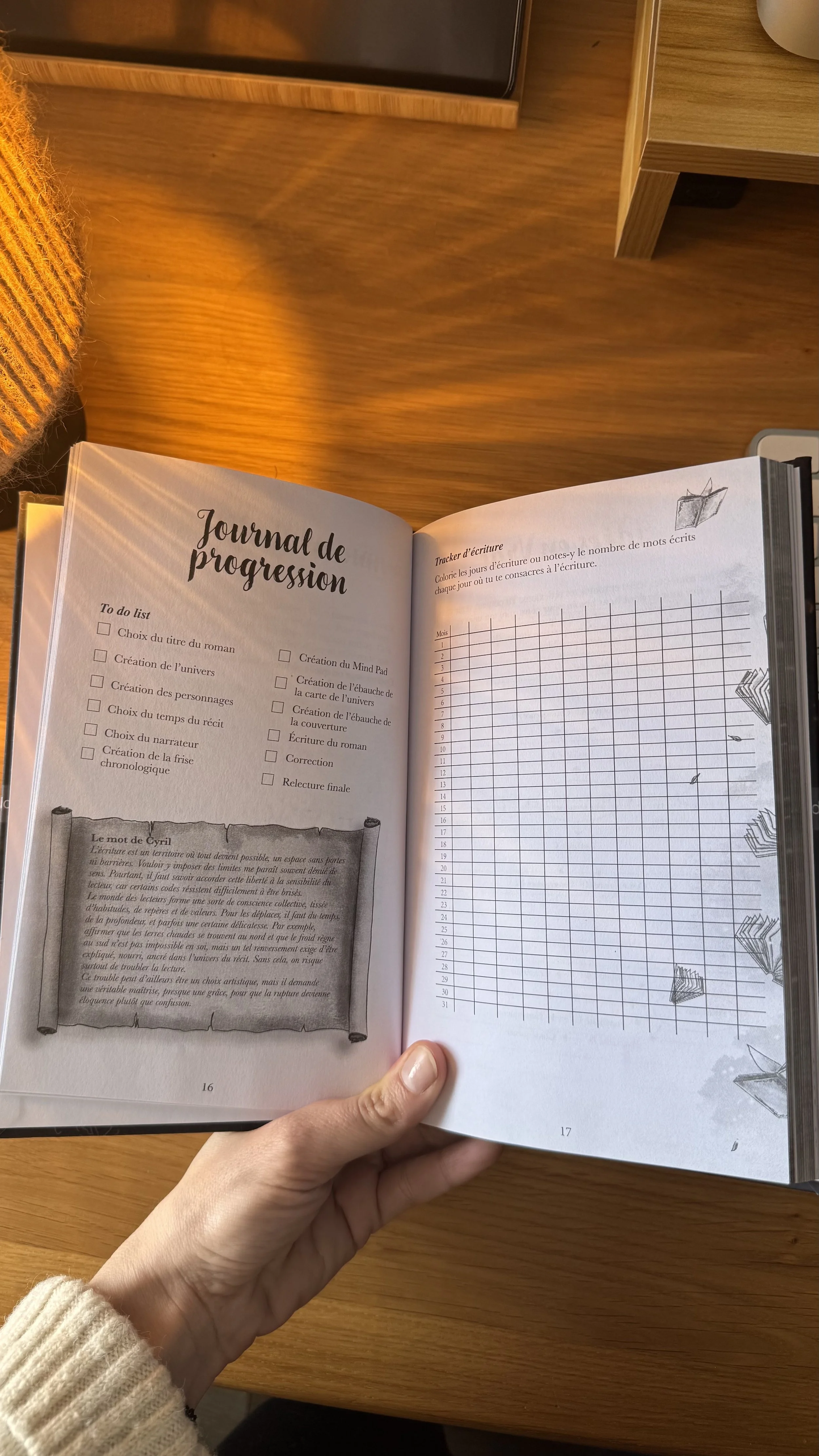 Journal de progression