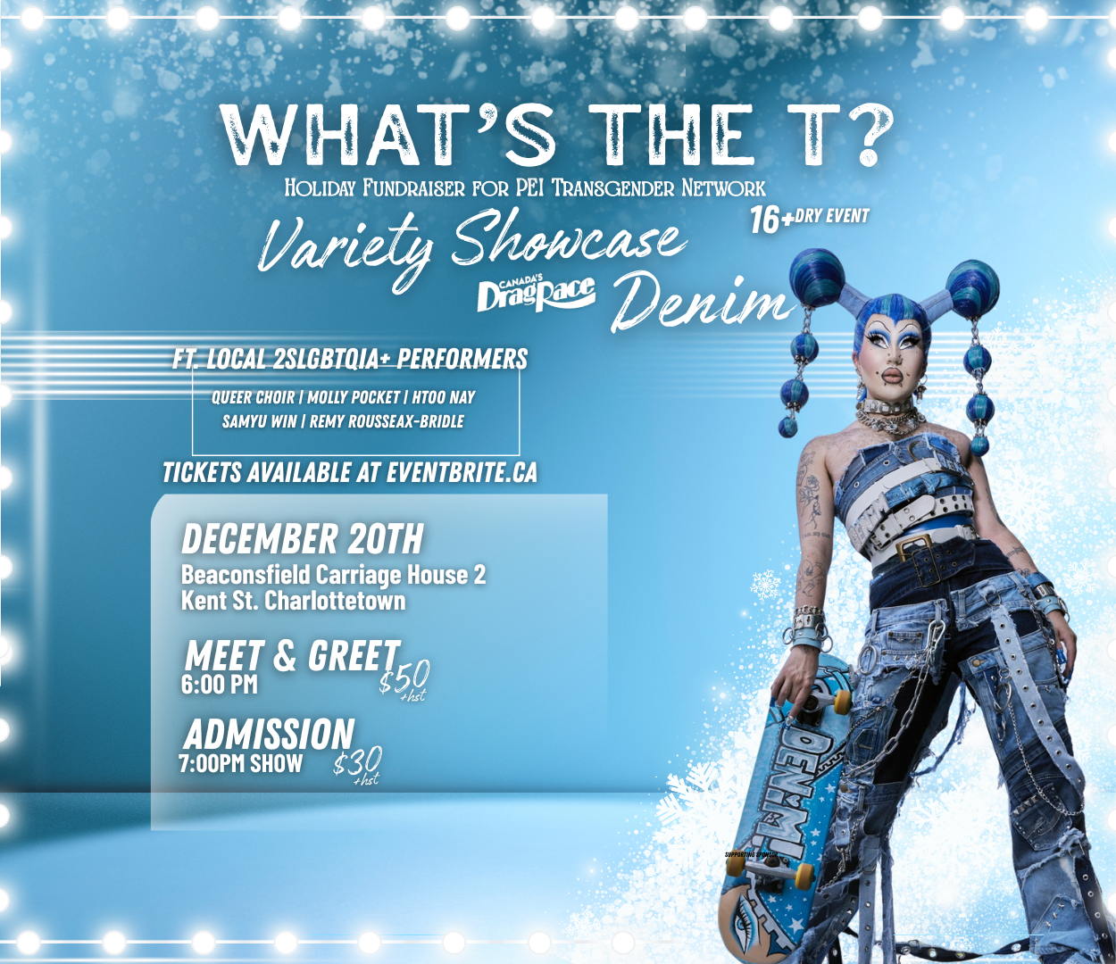What's The T? PEITN Holiday Showcase Fundraiser
