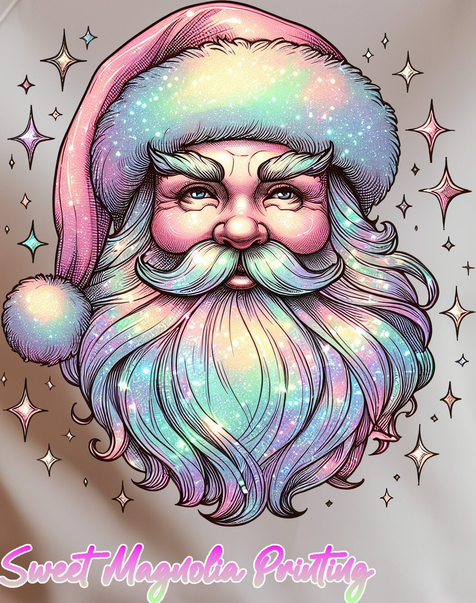 Iridescent Santa Claus