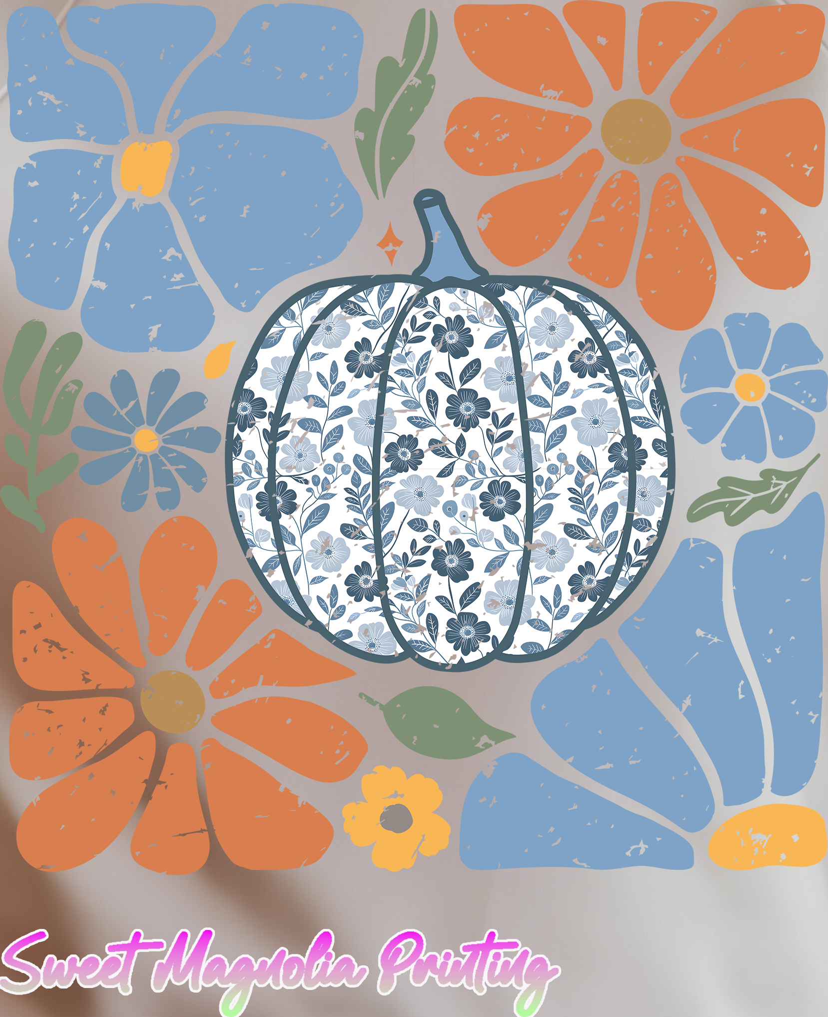 Blue Floral Pumpkin RetroWM(Zoom) - 140-01-044.png