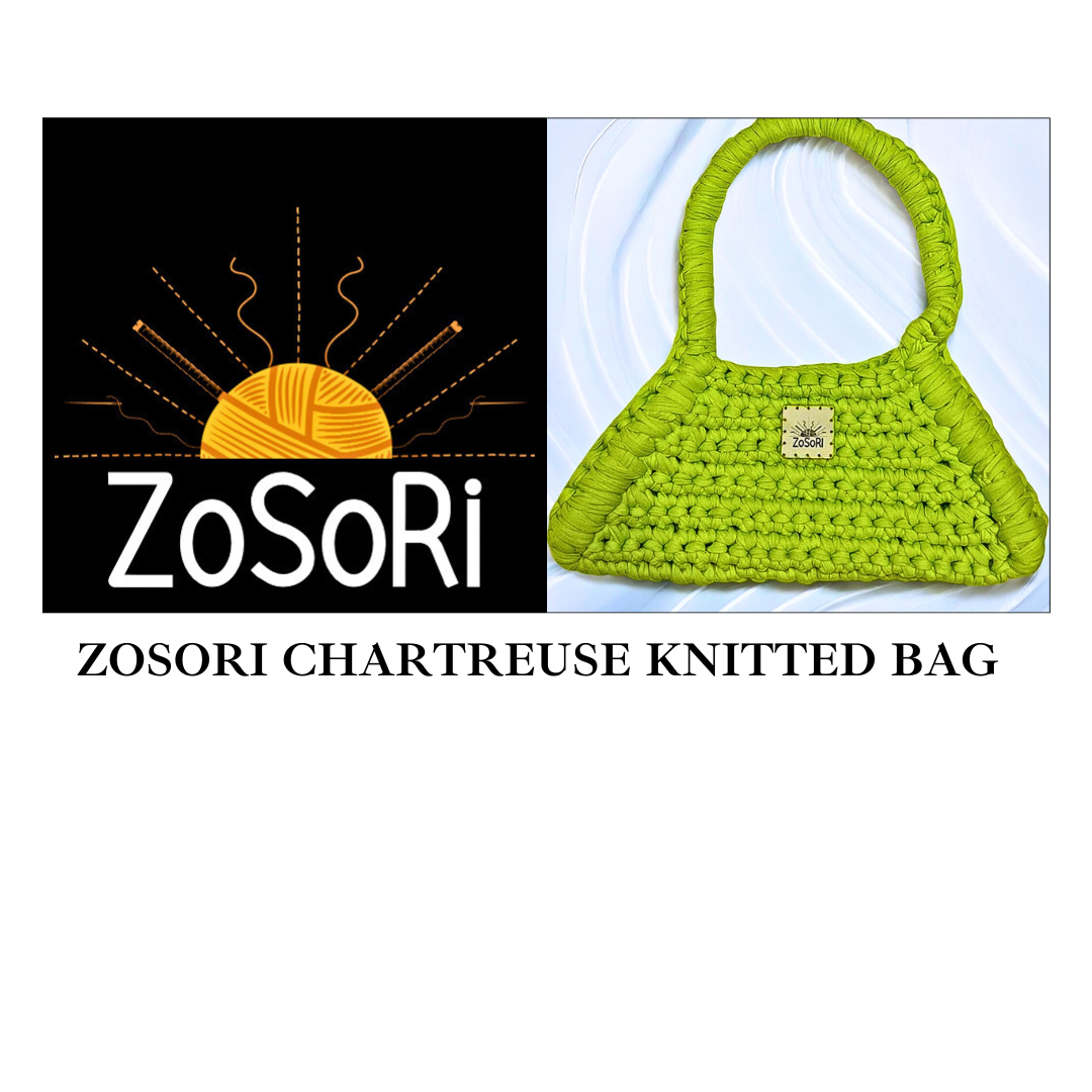 ZoSoRi Knitted Chartreuse Bag