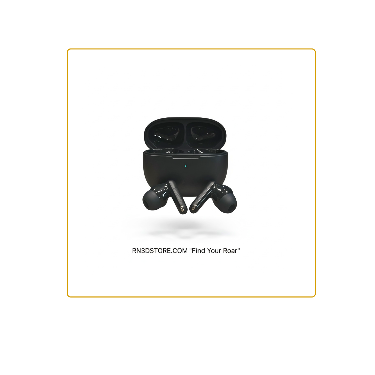 RN3DSTORE AI Translator Wireless Black Earbuds-The Babel Fish is Real