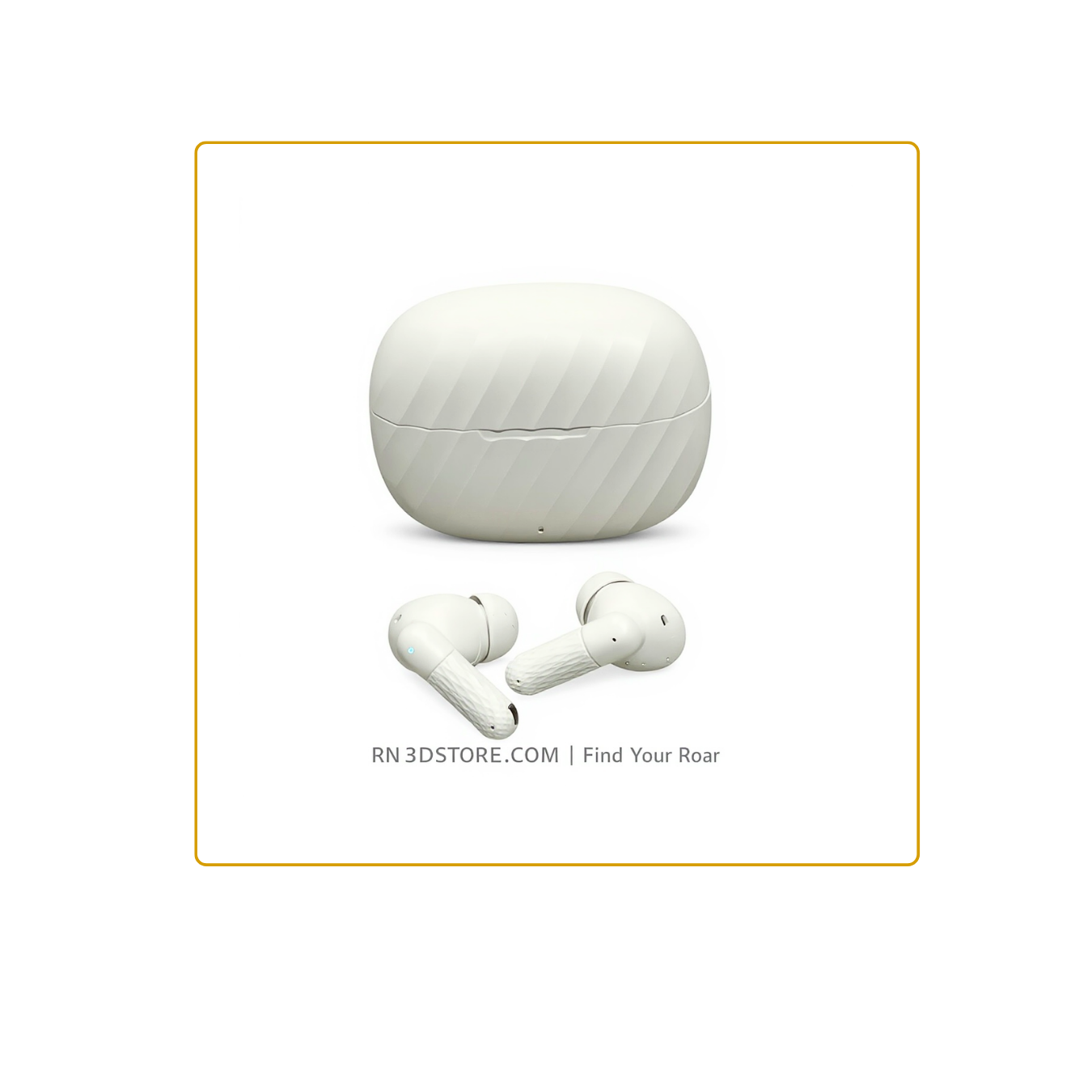 RN3DSTORE AI Translator Wireless White Earbuds-Your Passport to the Planet