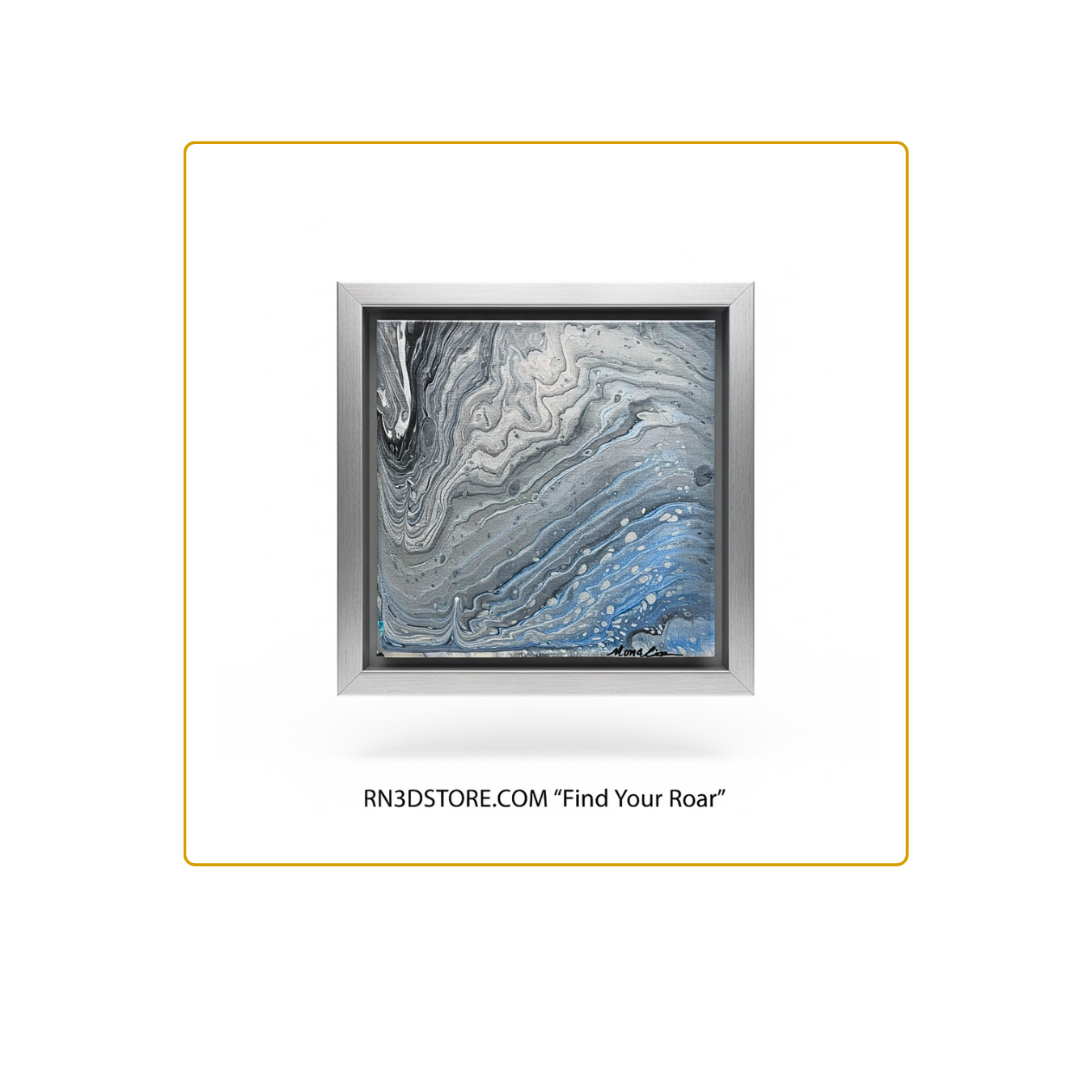 Ethereal Currents Acrylic Painting