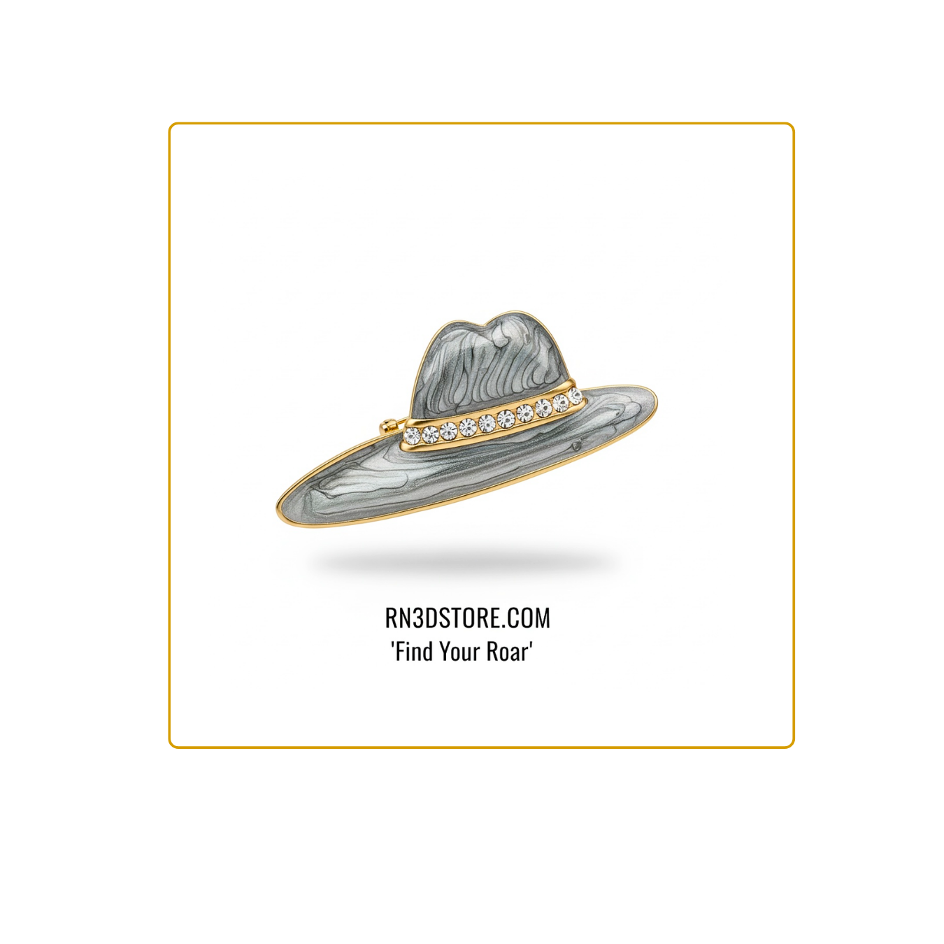 A Touch of Wanderlust: The Crystal & Enamel Hat Pin