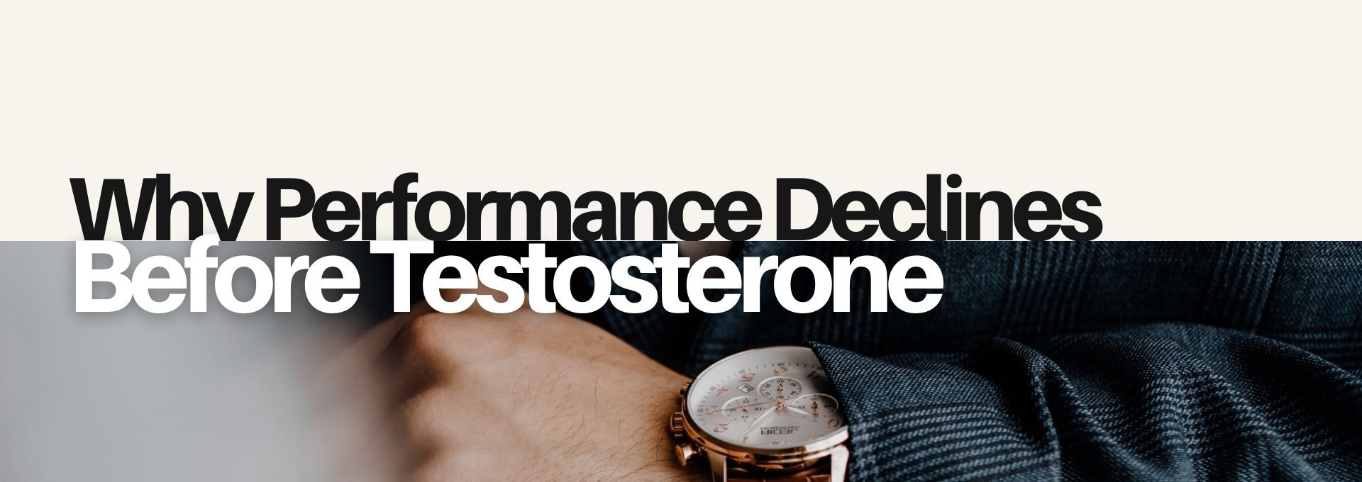 Why Performance Declines Before Testosterone Does