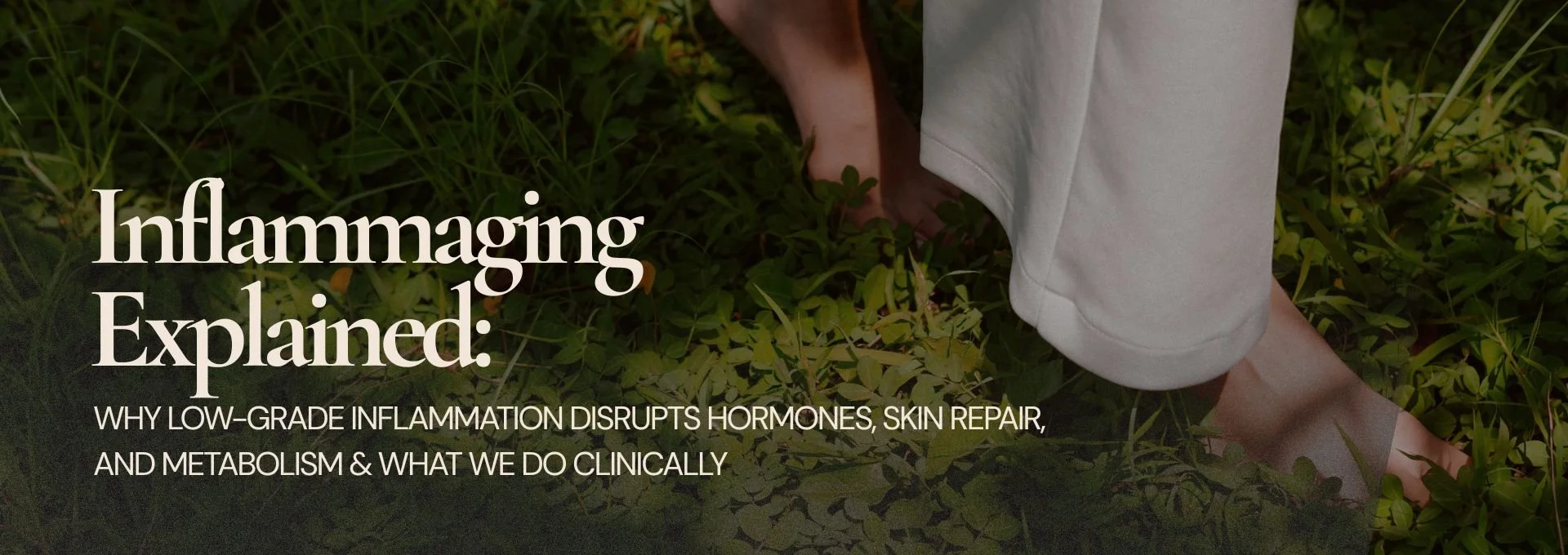 Inflammaging Explained: Why Low-Grade Inflammation Disrupts Hormones, Skin Repair, and Metabolism — and What We Do About It Clinically