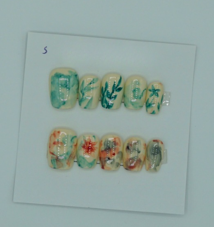Spring Waterpaint Small, Short, 10 pc