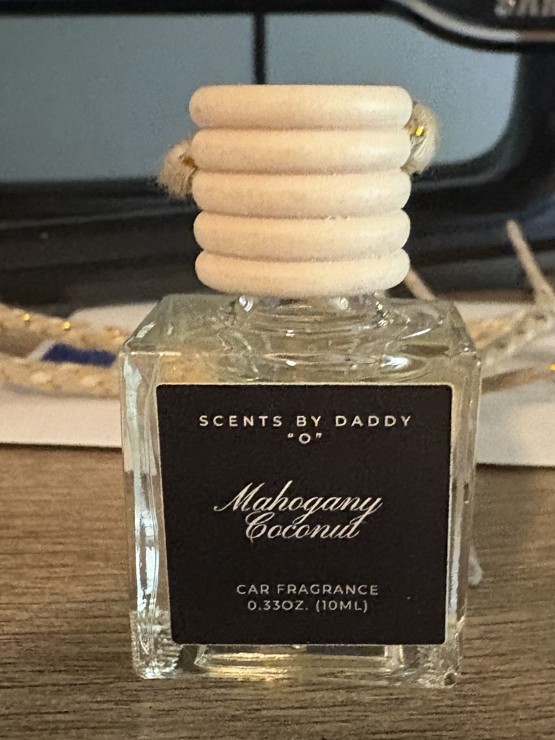 Mahogany & Coconut Car Freshener