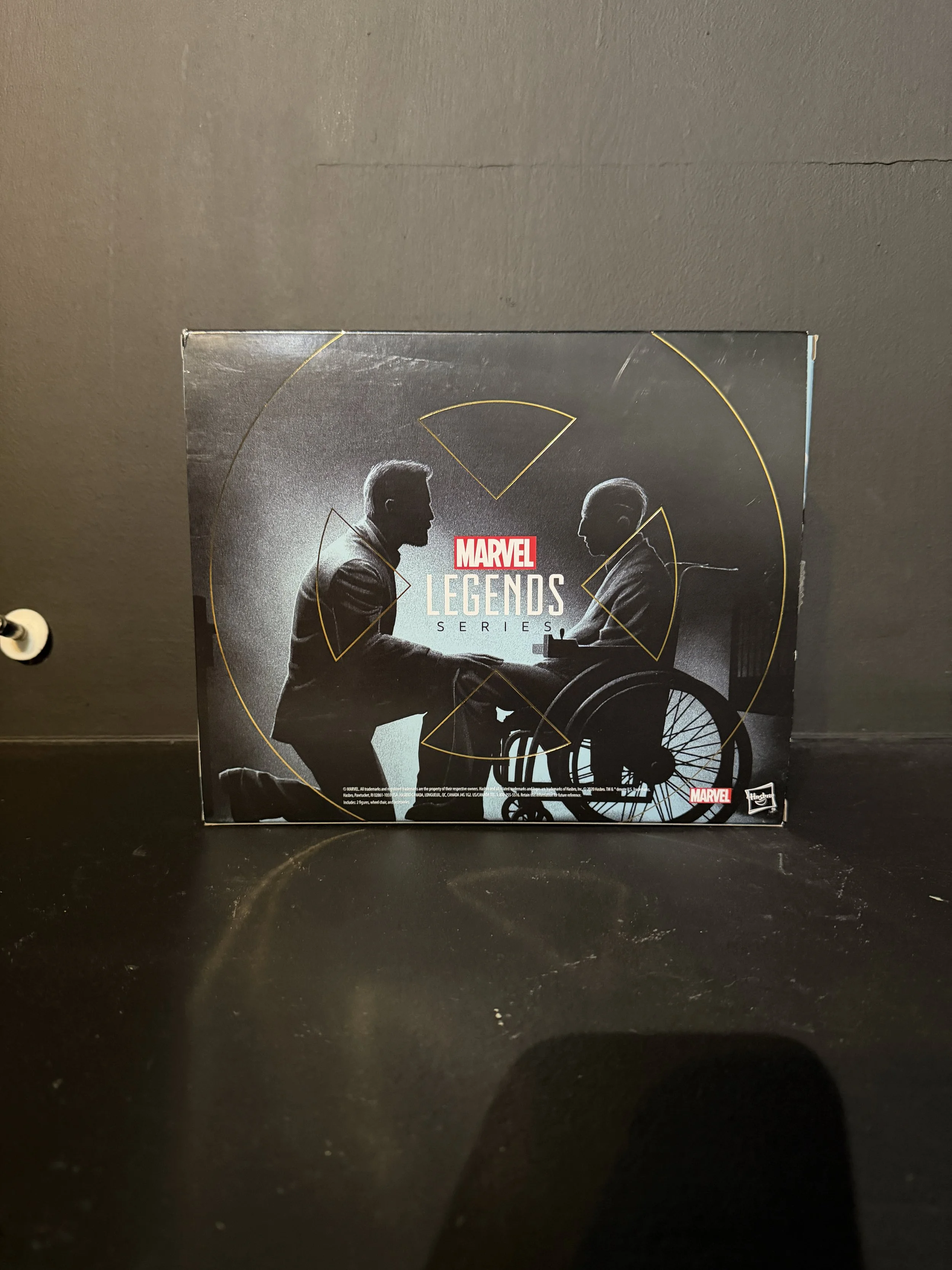 Marvel Legends Logan and Charles Xavier Habro Pulse Packaging