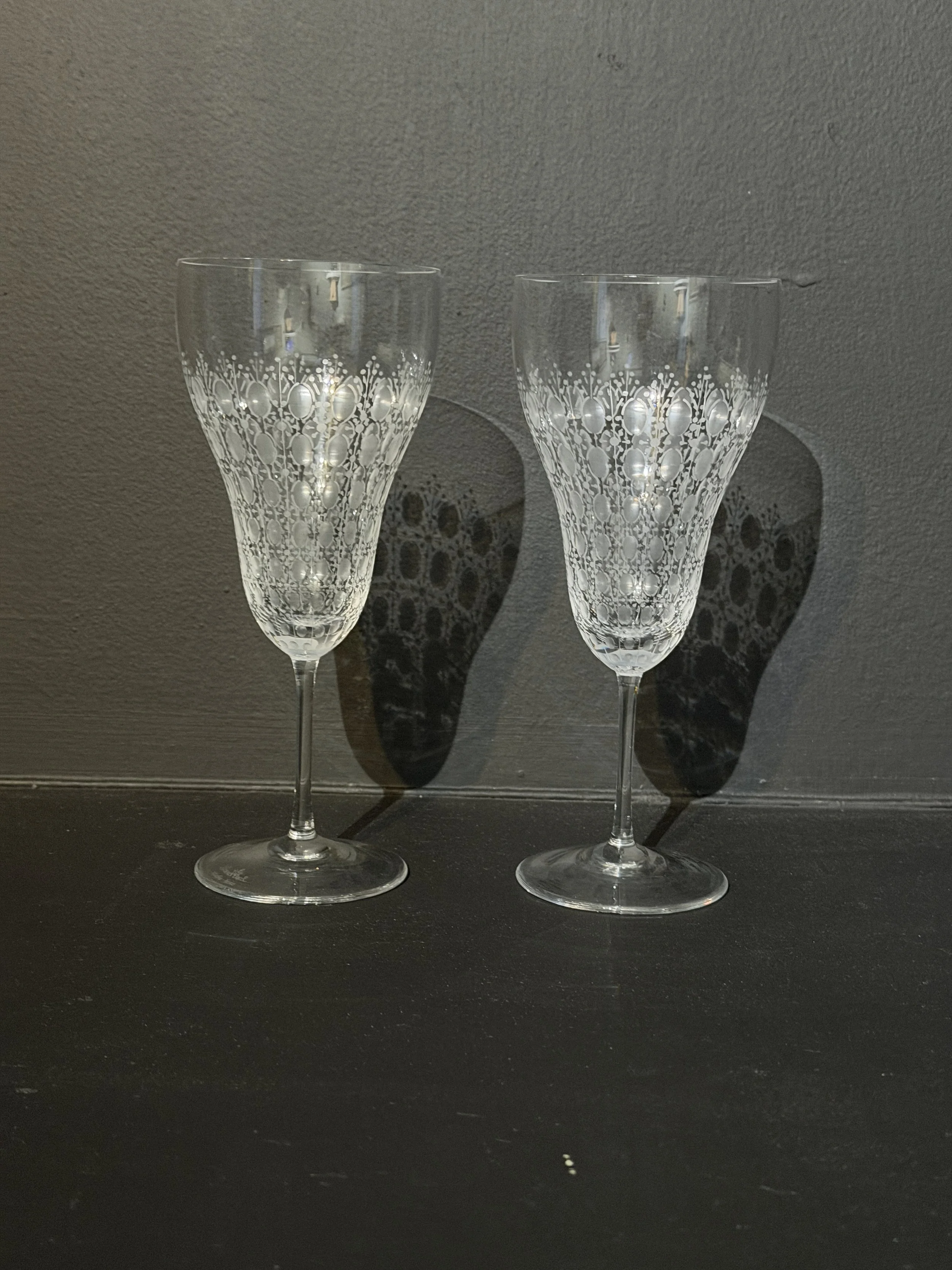 Pair of Rosenthal Crystal Glasses
