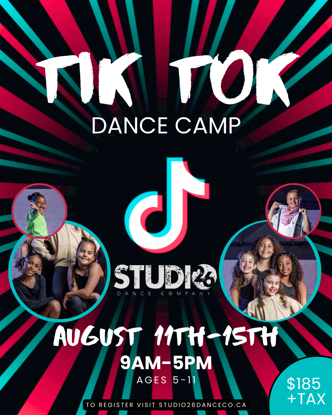 TIK TOK DANCE CAMP - August 11th-15th