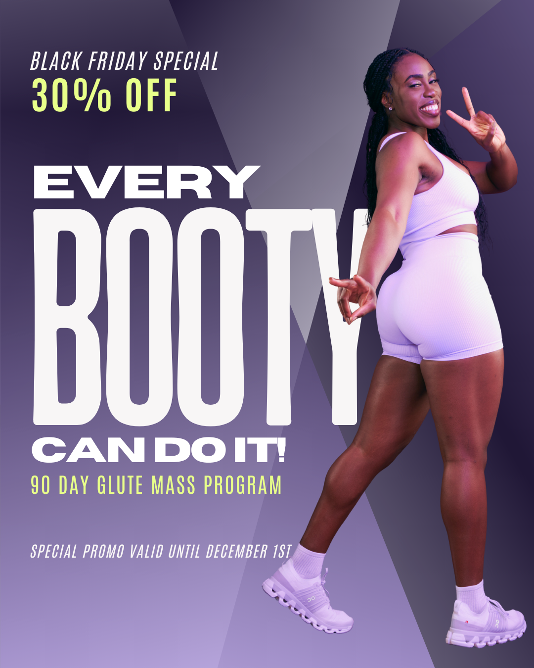 Every Booty Can Do it | 90 Day Glute Mass Program