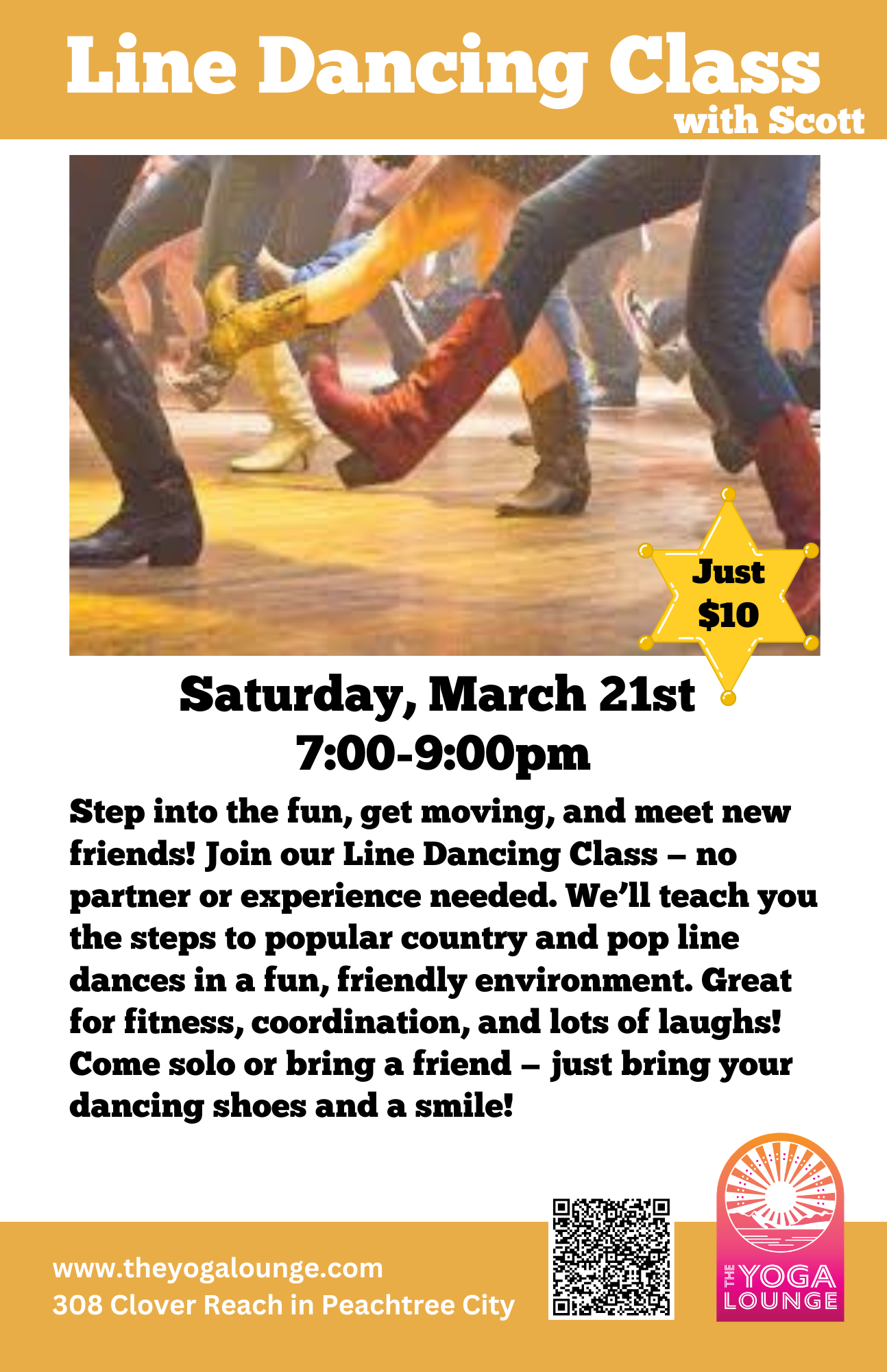 line dancing fun to do peachtree city newnan fayetteville sharpsburg senoia tyrone south atlanta