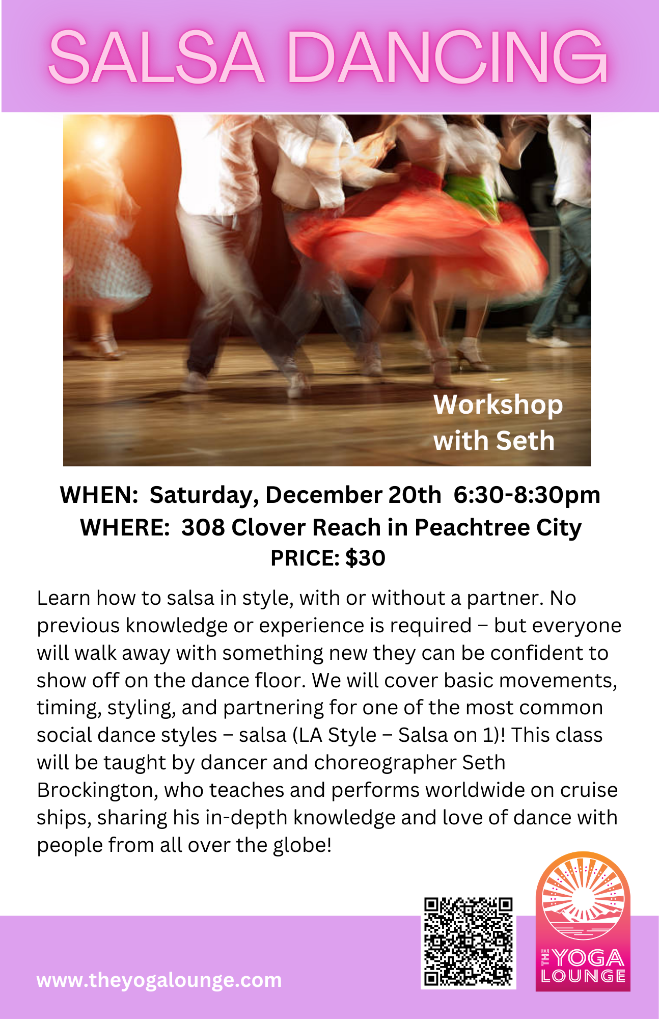 salsa dancing latin peachtree city senoia sharpsburg newnan fayetteville fun