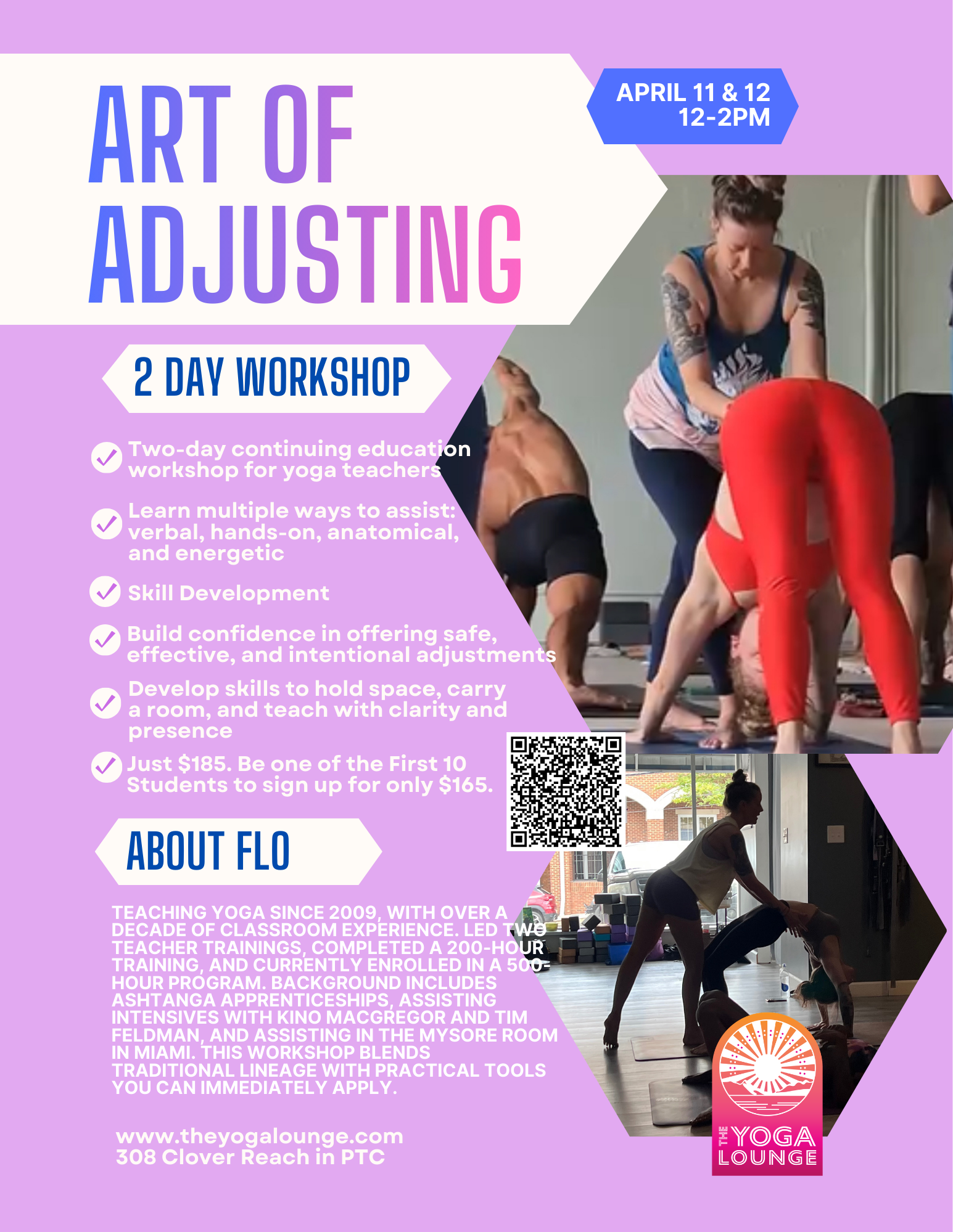 art adjusting flo sheffield yoga continuing education atlanta peachtree city newnan fayetteville sharpsburg senoia tyrone