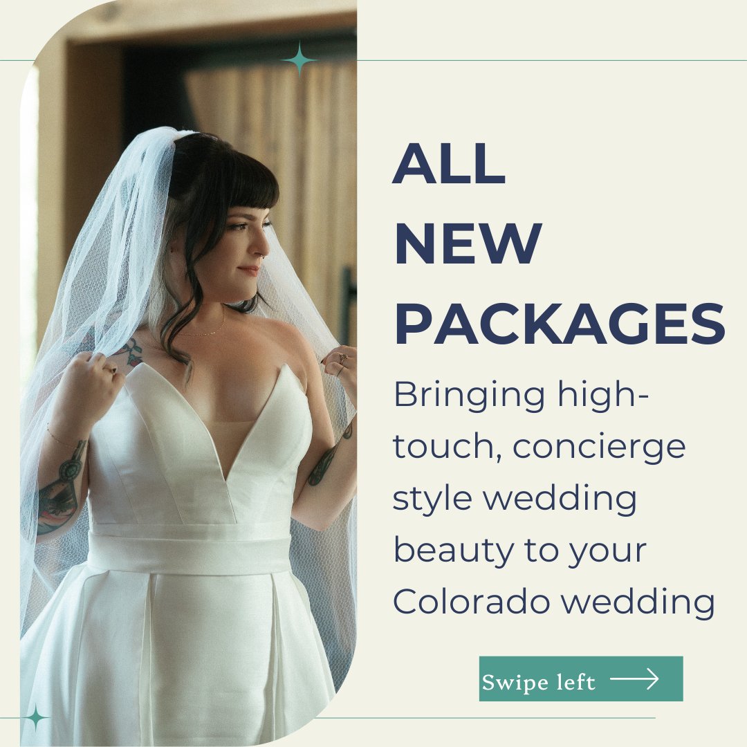 We are SO excited to announce our all new 2025 bridal beauty packages! heart eyes 😍 ⁠
⁠
These are all-inclusive so that you don't have to think about a thing, and Partner or Groom services can be added on to all of them (They're actually already inc