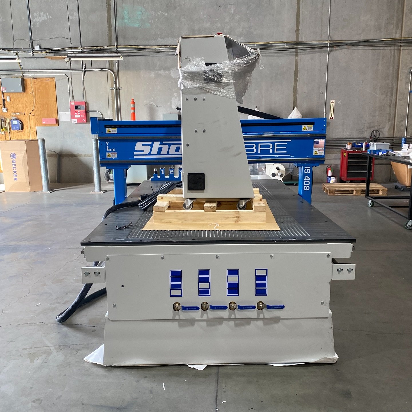 We are excited to add our new CNC 5x10 router! Stay tuned for some exciting new products.