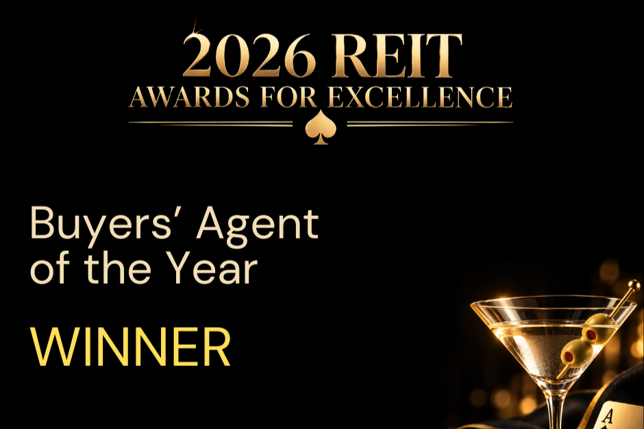 REIT Buyers' Agent of the Year, four years in a row!