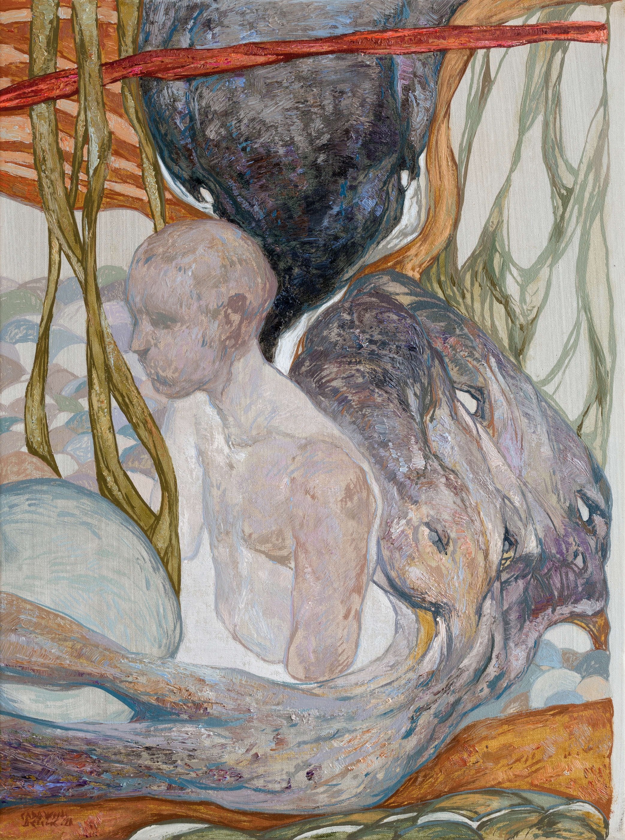 Wait Here,
2026, oil on canvas, 12x16in (30x40cm)