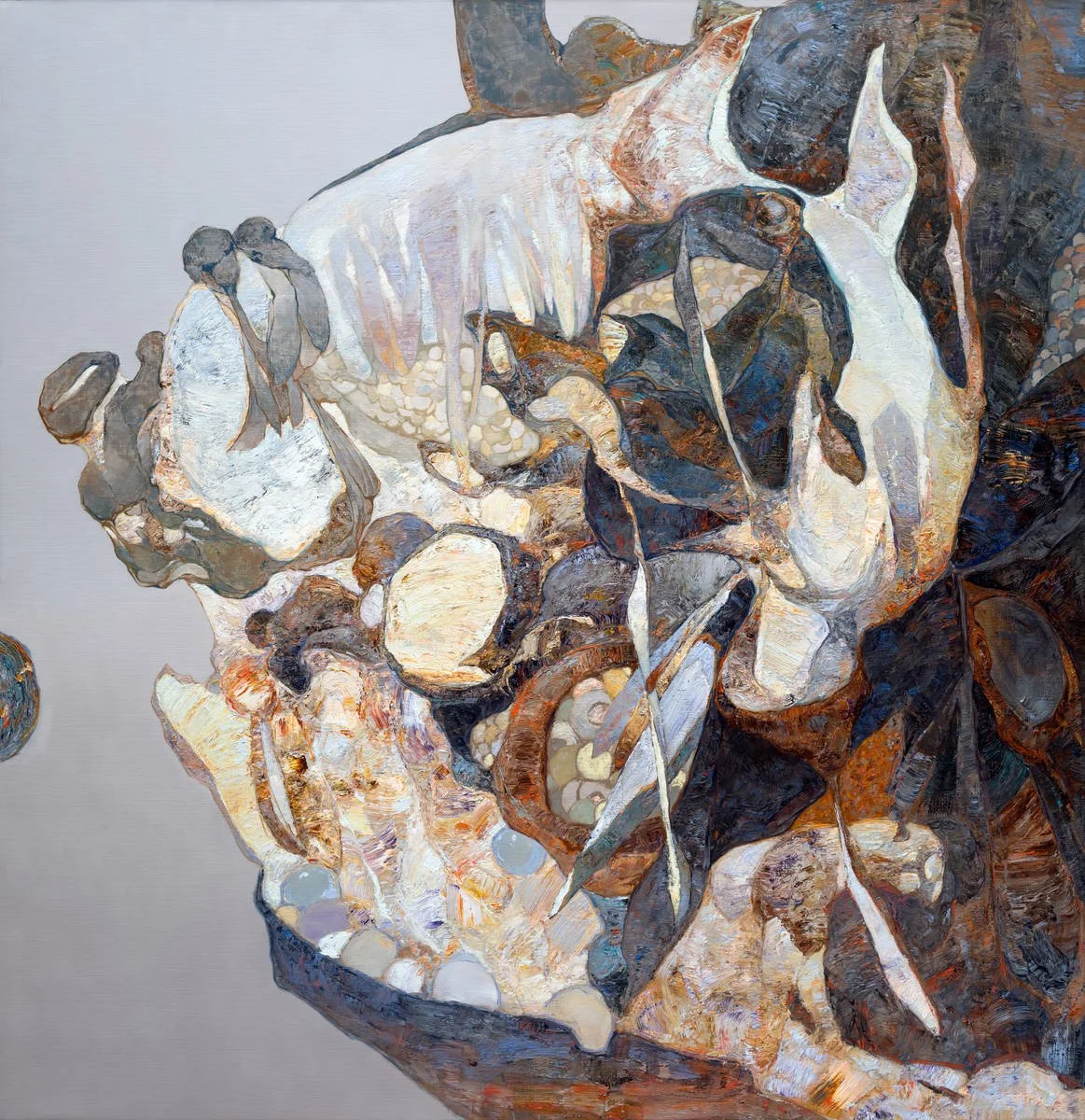 Quiet Storm, 2025, oil on canvas, 64 x 62 in