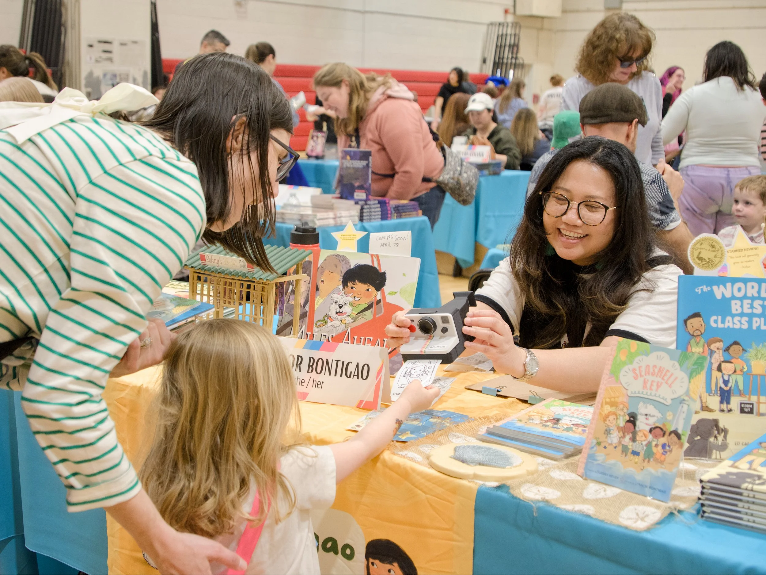 Lynnor Bontiago, Author and Illustrator, South Jersey Children's Book Fair for Lifestyles Media, Haddonfield NJ 2026