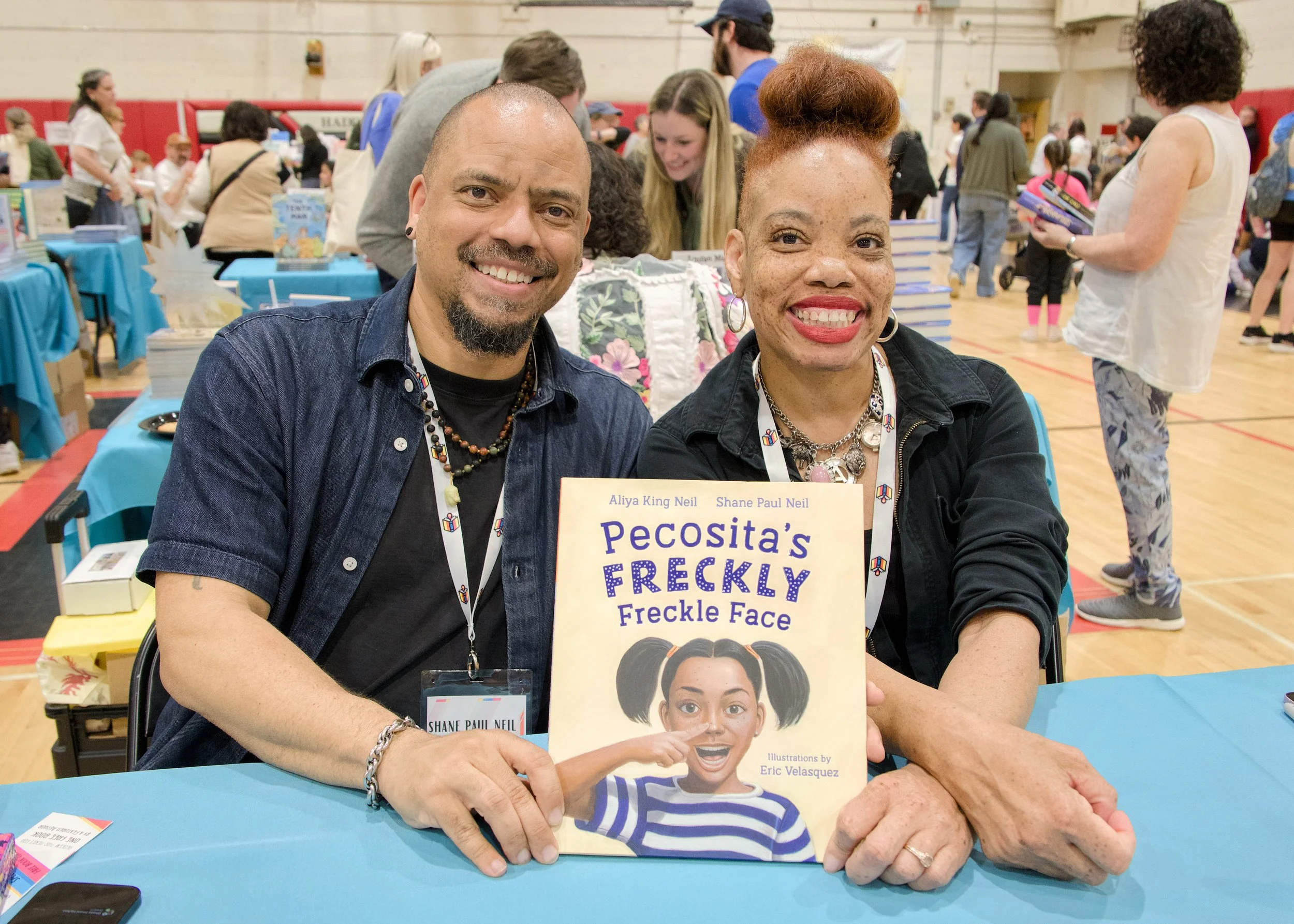 Shane Paul Neil and Aliya Paul Neil, Illustrator and Author, South Jersey Children's Book Fair for Lifestyles Media, Haddonfield NJ 2026