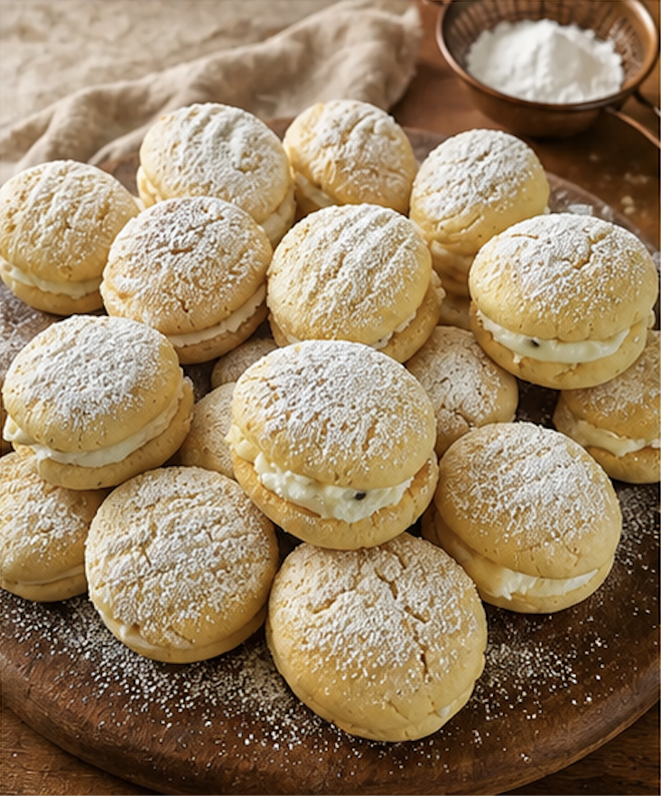 Melting Moments with Passionfruit Frosting