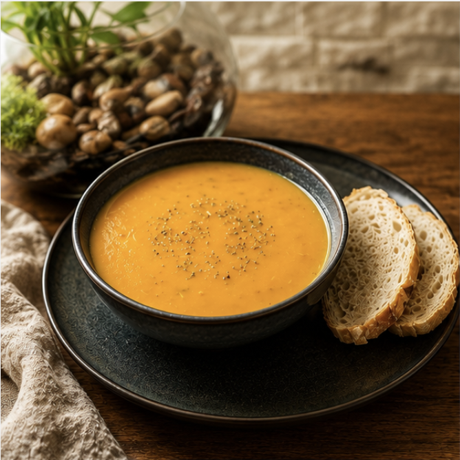 Roasted Pumpkin &amp; Carrot Soup&nbsp;