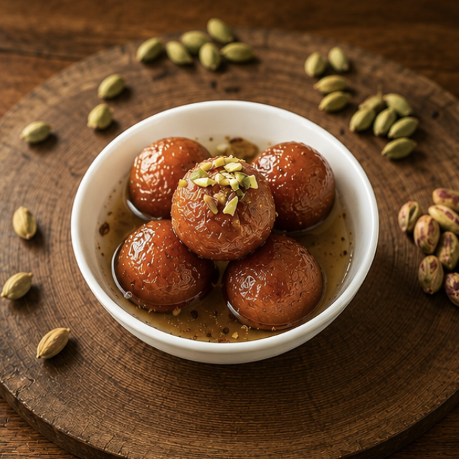 Deliciously Sweet Gulab Jamuns&nbsp;