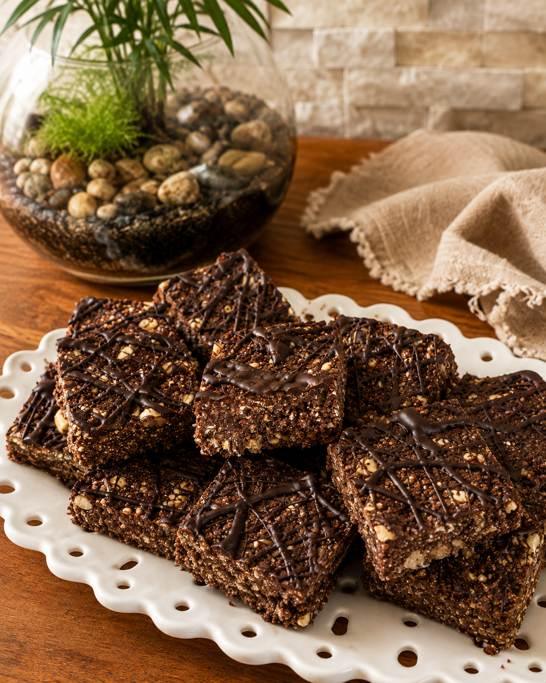 Grot’s Chunky Choc Nutty Slice