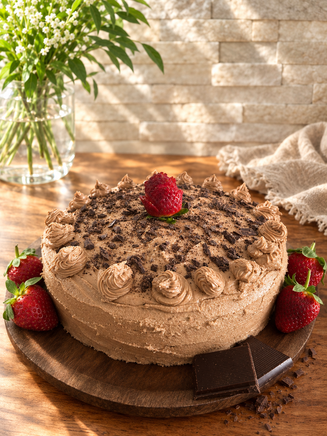 Chocolate Cake with Buttercream Frosting