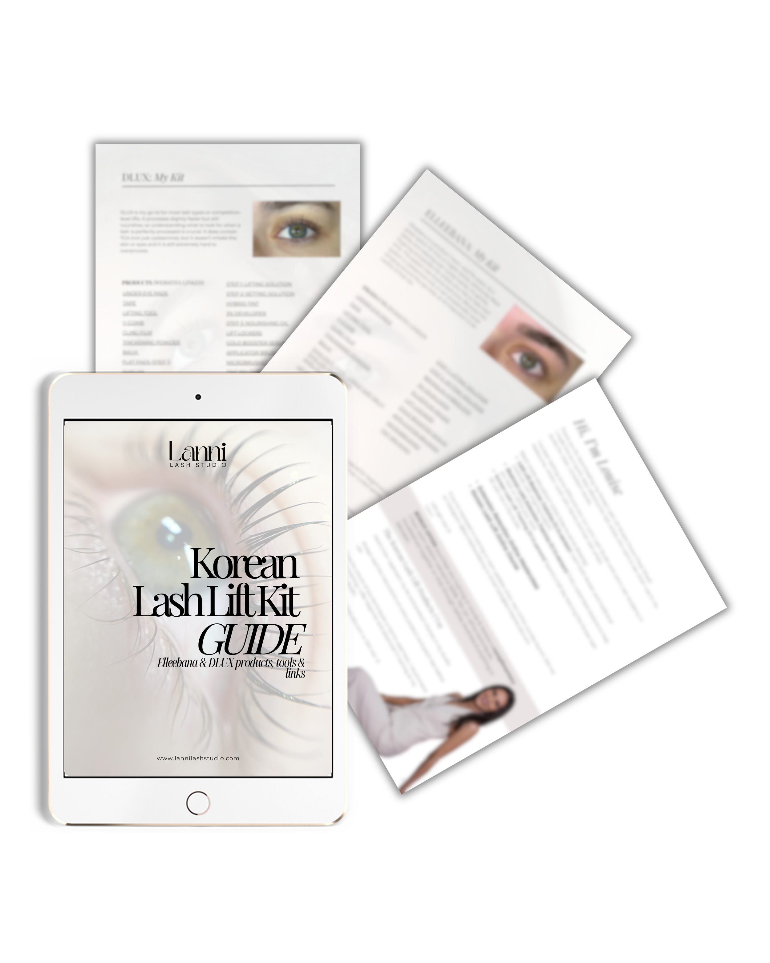 Korean Lash Lift KIT Cheat Sheet