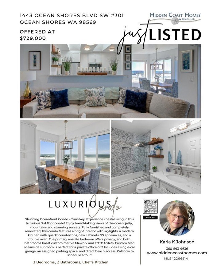 The perfect storm watching perch!  #beachcondo #oceanshores #condoforsale