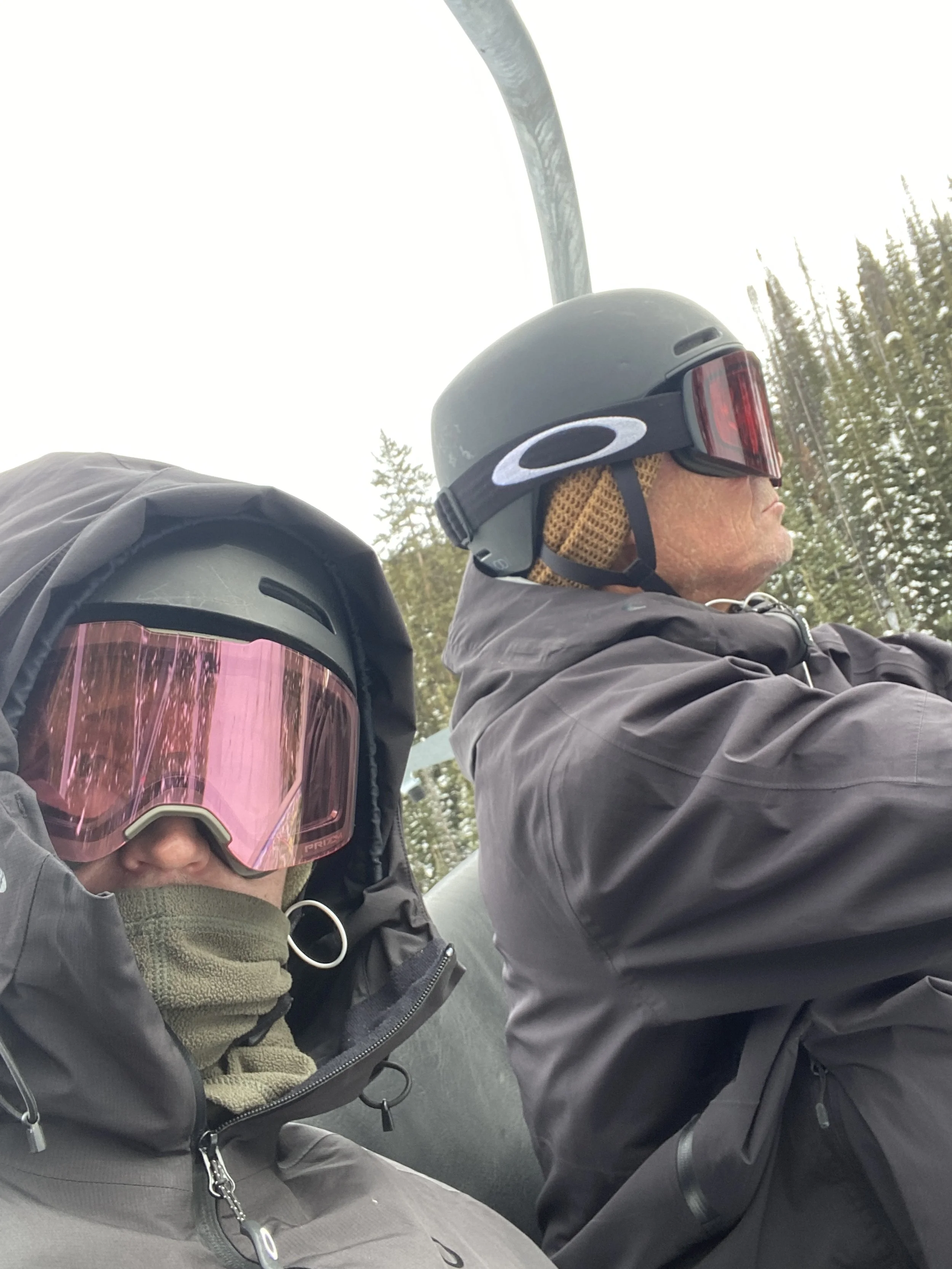 ON THE LIFT WITH POPS!